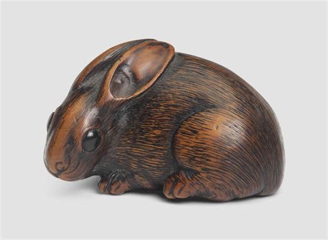 wooden netsuke